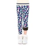 slaixiu Girls Winter Leggings Polyesterwarm Girls Thermal Leggings 4-10 Years Winter Pants（GP777-FF