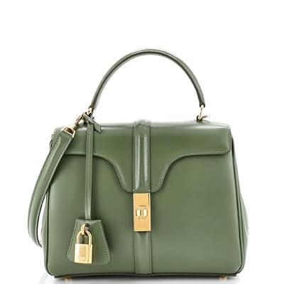 Celine, Pre-Loved 16 Top Handle Bag Smooth Calfskin Small