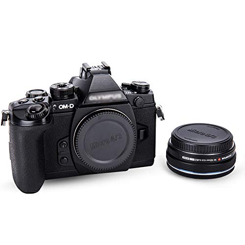 Camera Rear Lens Cap & Body Cap Cover For M4/3 Mount Olympus E-M10 Mark Iv Iii E-M5 Mark Iii Ii E-M1 Mark Iii Ii E-Pl9, E-Pl8 E-Pl7 E-P5 Pen-F Lumix Dc-Gh5 Dc-Gh5S Dc-G95 Dc-G9 Etc-5 Packs #TOP3