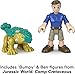 Fisher-Price Imaginext Jurassic World Preschool Toy Camp Cretaceous Runaway Dinosaurs Figure Set for Pretend Play Kids Ages 3+ Years