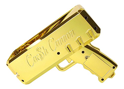 The Cash Cannon Money Gun - Chrome Gold