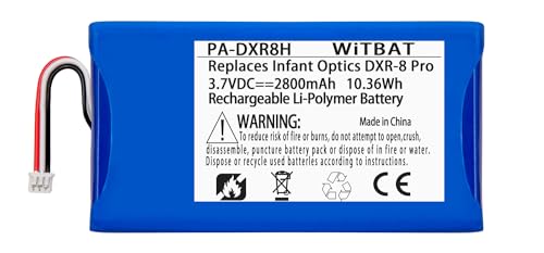 LP Replacement Battery for Infant Optics DXR-8 Pro Battery Sp 554478 2800mAh 3.7V Lithium Ion Video Monitor (NOT Compatible with DXR-8 Monitor)