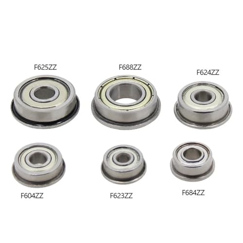 Rodamientos F6803ZZ bridados de bolas para guiado lineal y patinetes 4