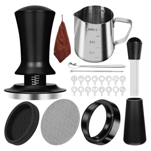 Complete 25-Piece Espresso Tamper and Latte Kit