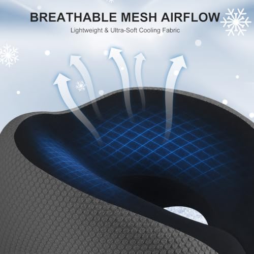 Image of Ergonomic Travel Pillow,100% Memory Foam Travel Neck Pillow for Airplanes