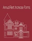 Annual Rental Increase Forms: Rent Increase Notice Forms Book | Letter size 8.5'' x 11'' | Up to 60 Forms.