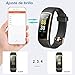 YAMAY Pulsera de Actividad Inteligente, Pulsera Inteligente con Blood Pressure Monitor y...