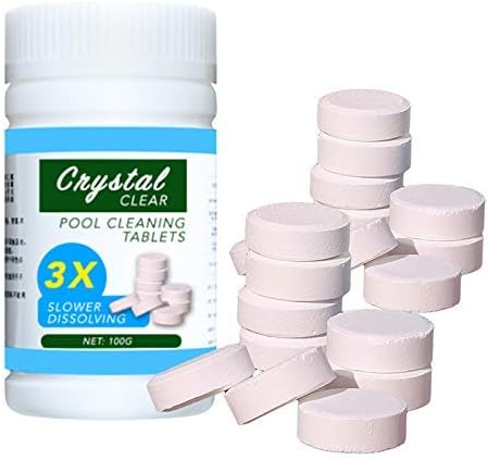 Huolewo 20000 Pcs/20 bottles Magic Pool Cleaning Tablets, Crystal Clear Pool Cleaning Tablets Multifunction Swimming Pool Water Sanitizers for Swimming Pool and Spa Treatment
