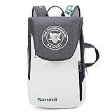 LYEAA Tiene Capacidad para 3 Raquetas Bolsa para Raquetas de Bádminton Bolsa de Tenis de Gran Capacidad Mochila Impermeable para Raquetas de Pádel para Deportes de Tenis/Pickleball/Bádminton