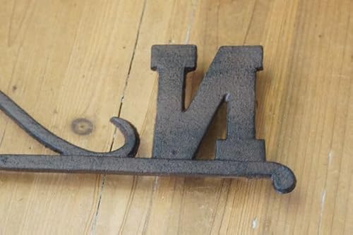 Large Cast Iron Weathervane Directions Directional North South Repurpose Vane For Diy Decorative Wall Shelf, Bedroom/Kitchen/Office Shelves #TOP6