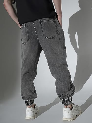 Image of Hubberholme Men's Paneled Loose Fit Jogger Jeans
