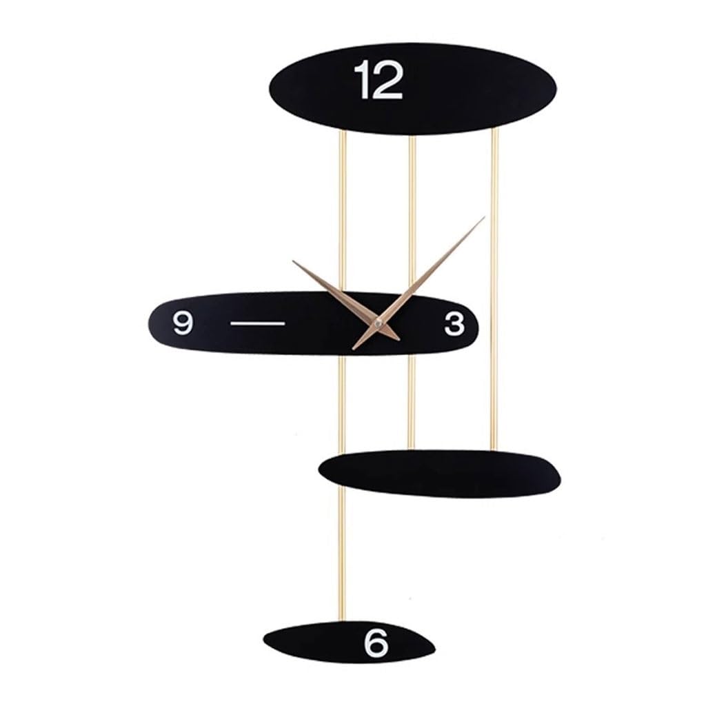 Horloge murale moderne luxe léger de salon pour maison chic XJBTBA - 8
