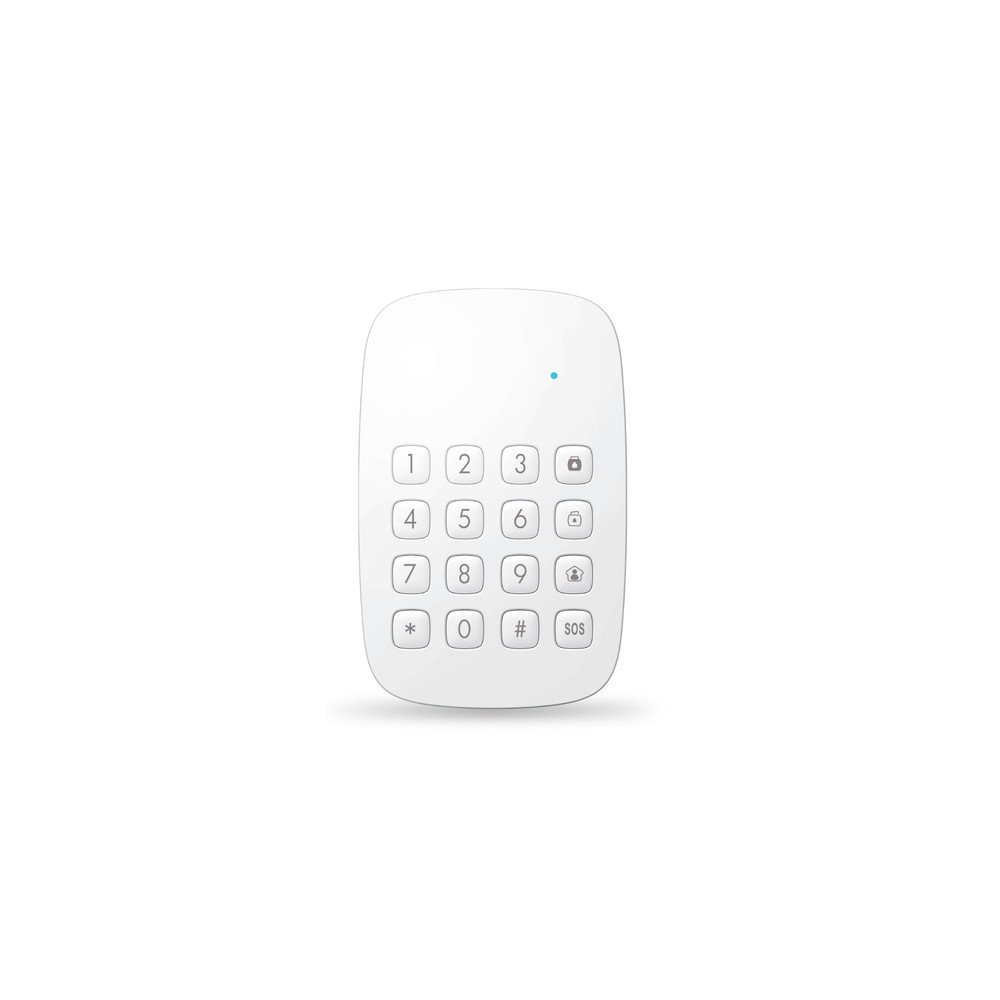Techly 027460 Tastierino numerico wireless per I-ALARM-KIT002 Bianco