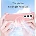 Ysnzaq Cooling Case for Samsung Galaxy S23, Support Wireless Charging & Car Mount, Honeycomb Phone Case for Samsung Galaxy S23 SR Pink