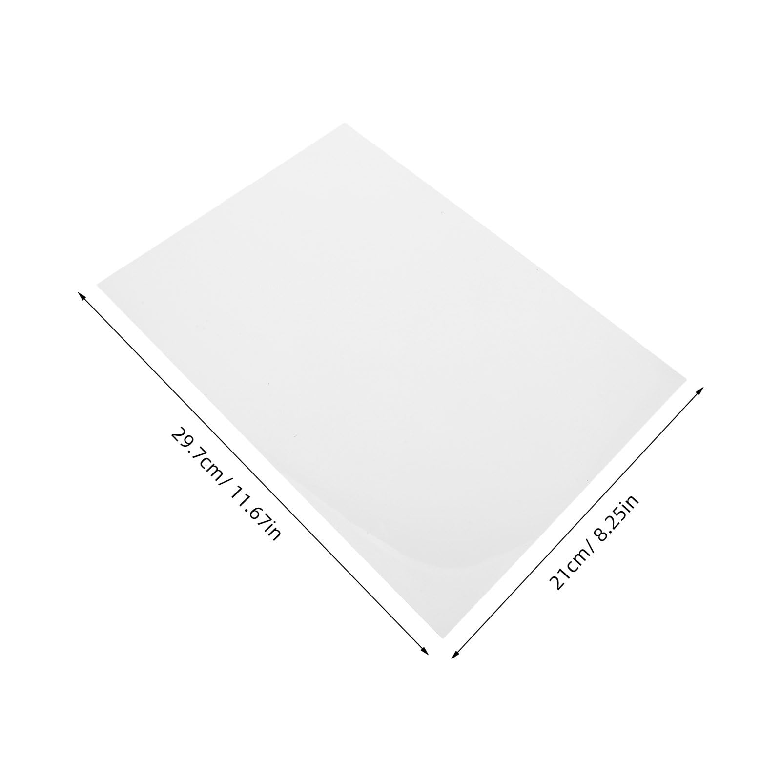 10 arkuszy magnetycznych do białej tablicy, elastyczny papier suchościeralny A4, 12" x 8", wielokrotnego użytku, do pisania na karteczkach, kuchni, biura, sali konferencyjnej