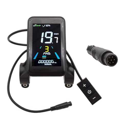 24V 36V 48V 電動自転車 Lcd ディスプレイ 6Pin カラフルなディスプレイコネクタプラグ車両データ Lcd スクリーン温度抵抗