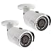 Q-See QCA8075B-2 4MP High Definition Analog Bullet Security Camera 2-Pack (White)