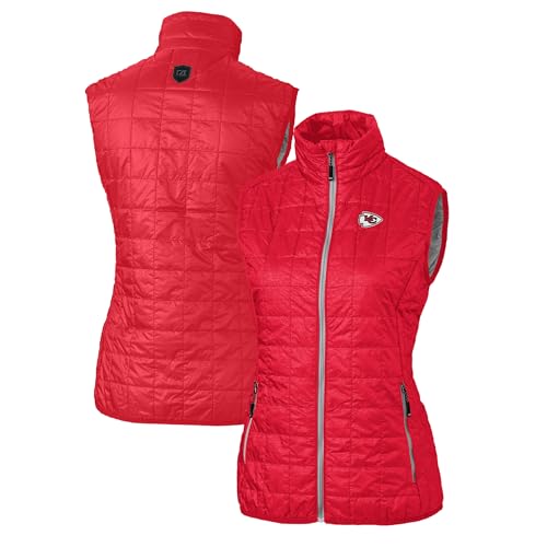 Cutter & Buck Women's NFL Rainier PrimaLoft Eco Insulated Full-Zip Puffer Vest