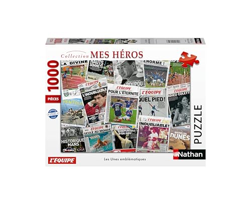 Puzzle 1000 pièces : Collection Mes Héros 'équipe Ravensburger Nathan - vue 2
