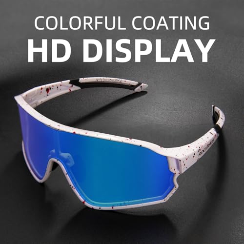 Image of ROCKBROS Polarized Sports Sunglasses Men Women - UV400 Protection Goggle with Myopia Frame for Running Cycling Driving