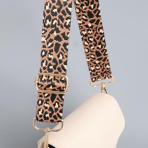 Image of chushui Leopard Print Purse Strap for Women,Adjustable Crossbody Bag Strap