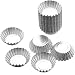 Tosnail 50pcs Egg Tart Aluminum Cupcake Cake Cookie Mold Tin Baking Tool Baking Cups