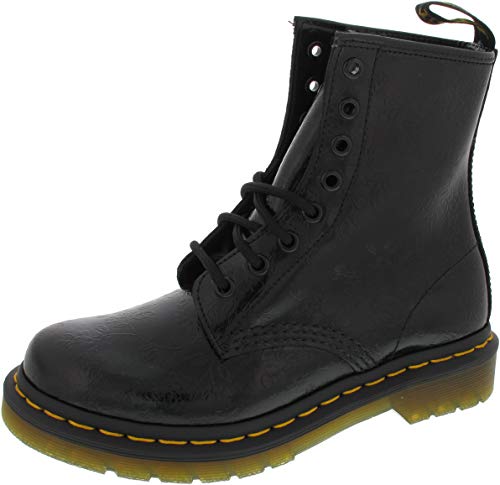 Dr. Martens 1460, Bottes Femme, Jaune Vernis, Jaune(Noir Black), 42 EU