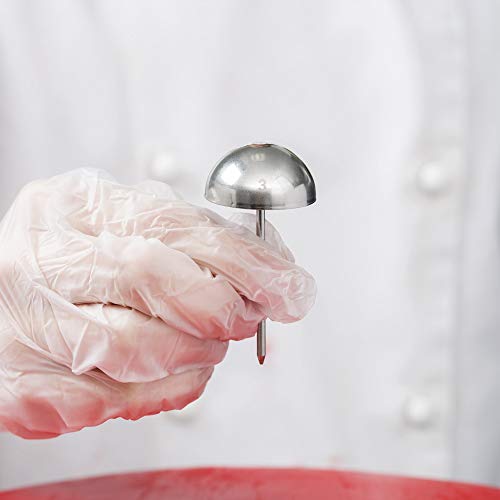 Set d'ongles de la fleur Ateco en forme d'hémisphère avec des dimensions de haute précision - 3