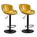 Metalowy stołek barowy zestaw 2 regulacji wysokości obrotowy stołek barowy przemysłowy stołki barowe stołki kuchnia stołek restauracja krzesła barowe żółty II z nóżkami
