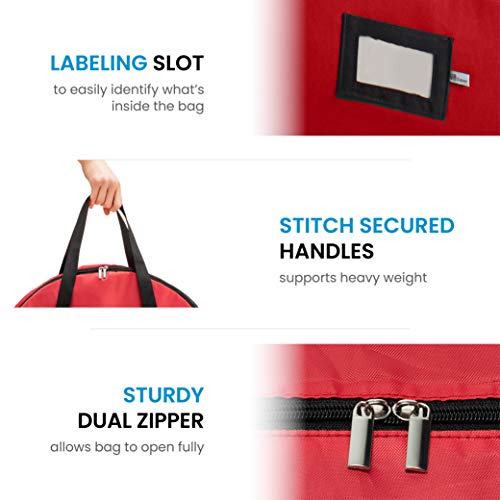 image for ZOBER 2-Pack Christmas Wreath Storage Bag 36