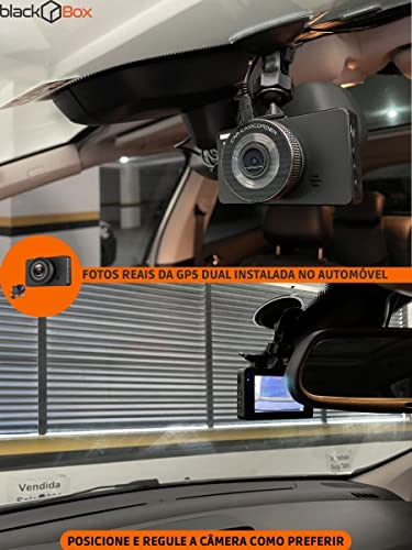 Black Box Gp5 Dual - Câmera Veicular Dupla Full HD Automotiva Carro