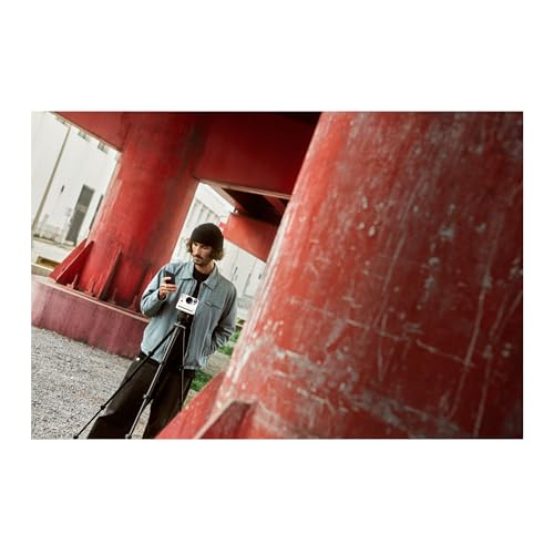 Appareil photo instantané Polaroid Now+ Génération 3 + Pack de films 8 photos Blanc