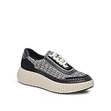 Sneaker mit gewebten Details Dolce Vita Damen Dolen Sneaker, Schwarz, Mehrfarbig, gewebt, 38 EU