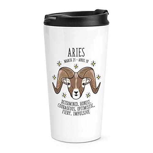 Aries Horoscope Travel Mug Cup