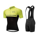 D.3D sur mesure et sans couture, réduisant les frictions corporelles, plus de confort et de remise en forme, conçu pour le cyclisme: cyclisme, vélo de route, vélo de montagne, etc. Les 3 poches classiques à l'arrière facilitent le rangement des objets. Peut placer des objets de valeur