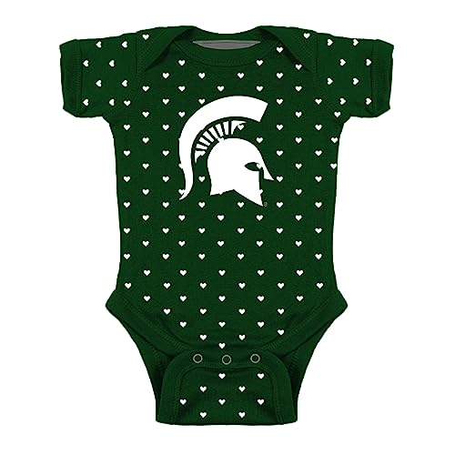 Image of Two Feet Ahead Hearts Baby Girl Bodysuit – Officially Licensed Infant Outfit