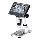 LCD Digital Microscope, Leanking 4.3 inch 50X-1000X Magnification 720P Microscope Camera