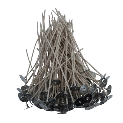 200 pzas Mechas para Velas de Algodón con Base de Cera