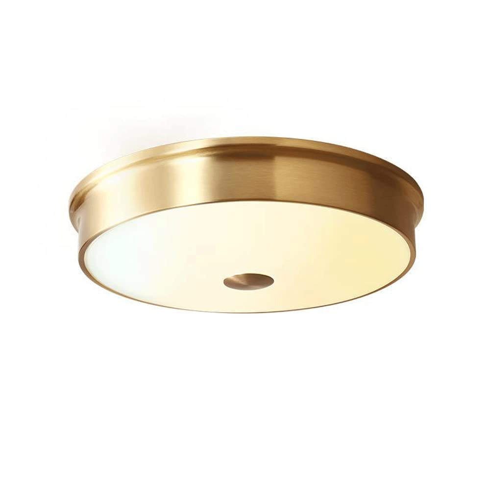Lustre plafonnier en cuivre éclairage moderne réglable tricolore pour salon 12.6In