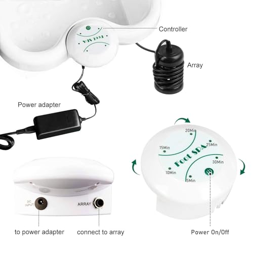 Masajeador Spa Detox para Pies Ionizado Dual miniatura 2