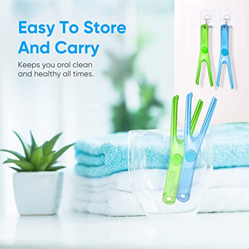 Alsten 4 Pcs Reusable Floss Holder, Professional Dental Floss Handle Holder, Easy And Comfortable Way To Clean Oral #TOP7