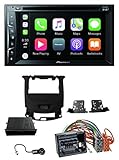 Apple CarPlay; WebLink; Waze Ja. (über Apple CarPlay); DAB+; Digital-Radio-Zertifizierungszeichen (Digital Tick Mark); Bluetooth; Spotify; Dual Camera Input; Multicolor-Beleuchtung; Navigationssystem integrierbar Ja. (über Apple CarPlay/AVIC-F260-2, separat erhältlich); FM Radio; CD/DVD-Player; DVD-Regionalcode 2; USB-Eingang 1; Camera Input 2; Bildschirmgröße 6,2-Zoll; Anpassbare Tasten- und Displaybeleuchtung; Dual Zone Entertainment; Einbautyp 2-DIN