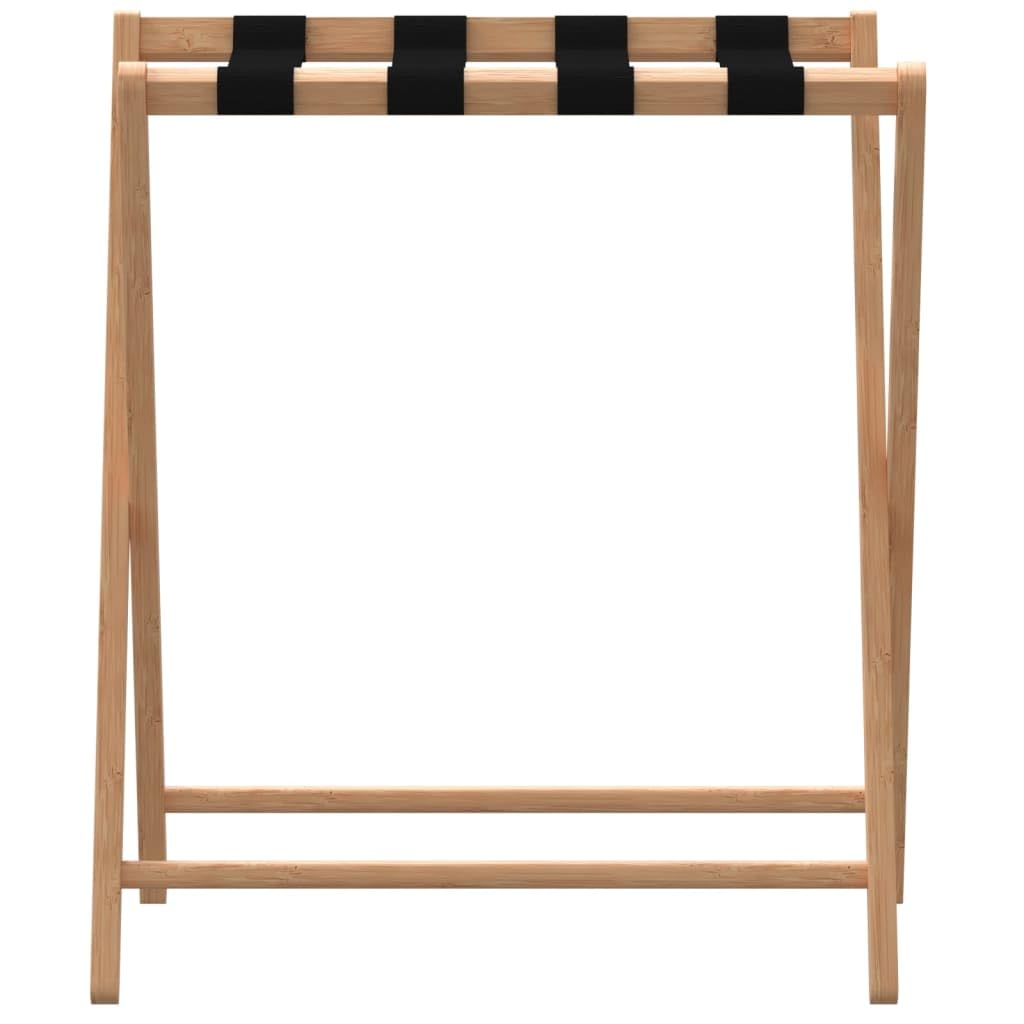 vidaXL Portabagagli 68,5x38x58 cm Bambù