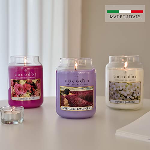 Cocodor Large Jar Candle/Sicilian Citrus / 120-150 Hour Extended Burn Time/Holiday Decoration, Home Deco, Interior, Aromatherapy, Fragrance, Mother's Day #TOP6