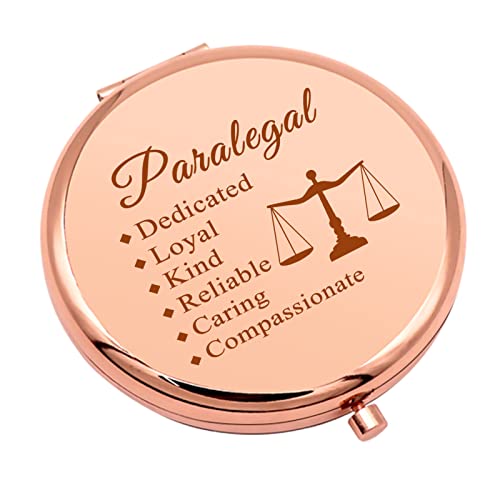 Appreciation Gift for Paralegal Lawyer Gifts Compact Mirror Legal Assistant Present Law School Graduation Present for Women Future Lawyer Folding Makeup Mirror for Coworker Christmas Birthday