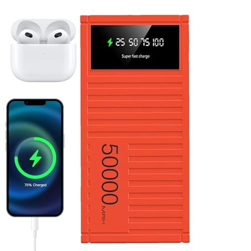 Batería Externa De Carga Rápida - p0wer Banco Portátil | Cargador Rápido Para La Capacidad De 66w 50000 MAh Para Teléfono | Banco De Teléfono Multifuncional Banco De Energía Con Pantalla LED