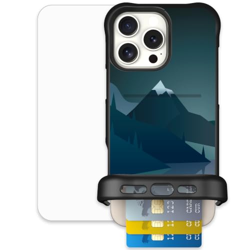 Scooch for iPhone 16 Pro Max Wallet Case, Wingmate, Midnight Ridge