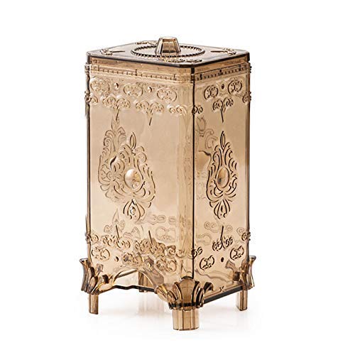 Rangement cosmétique acrylique transparent pour optimiser l'espace de votre salle de bain moderne