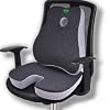 Well Alley Lumbar Support Pillow and Seat cushion – Ergonomic Memory Foam Back Rest Cushion for Office Chair, Gaming Chair, Car Seat – Back Pain Relief and Comfort (Lumbar rest and Seat Cushion)