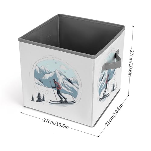 Bacs de rangement placard empilables et paniers linge pliables - 3